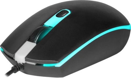 Мышь Defender Dot MB-986 черный оптическая 1600dpi USB 3but (52986)
