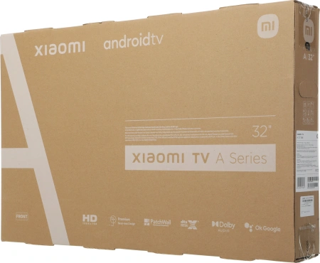 Телевизор LED Xiaomi 32" MI TV A 32 2025 черный HD 60Hz DVB-T2 DVB-C DVB-S2 USB WiFi Smart TV (RUS)