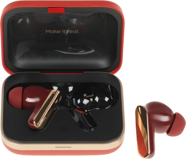 Гарнитура внутриканальные Realme Air 7 Pro (RMA2407) красный беспроводные bluetooth в ушной раковине (6941764461628)