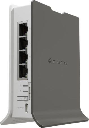 Роутер беспроводной MikroTik hAP ax lite LTE6 (L41G-2AXD&FG621-EA) AX600 10/100/1000BASE-TX/4G cat.6 черный