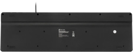 Клавиатура Оклик K733 черный USB slim Multimedia