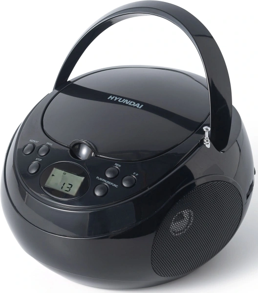 Аудиомагнитола Hyundai H-CD3300 черный 4Вт CD CDRW FM(dig)