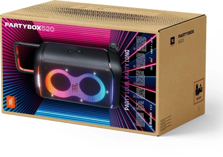 Минисистема JBL Partybox 520 черный 400Вт USB BT