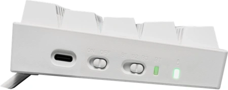 Клавиатура Redragon Draconic механическая белый USB беспроводная BT slim for gamer LED (77810) кабель 1.8м