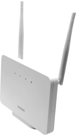 Роутер беспроводной Digma HOME (D4GHMAWH) N300 3G/4G cat.4 белый