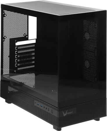 Корпус Formula Crystal Z8 черный без БП ATX 11x120mm 4x140mm 1xUSB3.0 audio bott PSU
