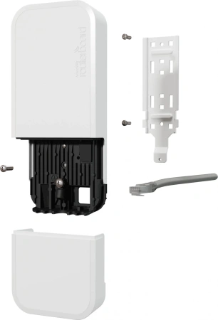 Роутер беспроводной MikroTik wAP ax (WAPG-5HAXD2HAXD) AX3000 10/100BASE-TX/4G белый