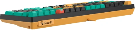 Клавиатура A4Tech AT98 Renegade черный/зеленый USB for gamer LED (AT98) кабель 1.8м