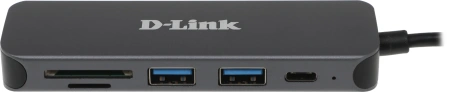 Разветвитель USB 2.0 D-Link DUB-2325 2порт. черный (DUB-2325/A1A)