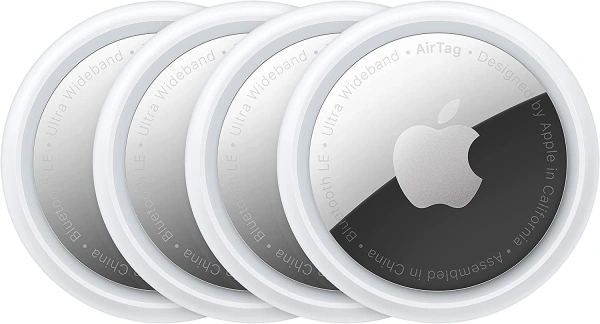 Метка Apple AirTag A2187 компл.:4шт/серебристый (MX542ZP/A)