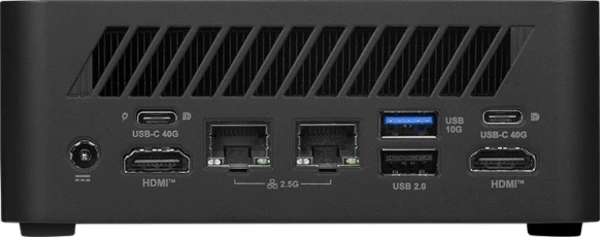 Неттоп MSI Cubi Z AI 8M-008XRU Ryzen 5 8645HS (4.3) 16Gb SSD512Gb 760M CR без ОС WiFi BT 120W (9S6-B03231-019)
