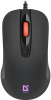 Мышь Defender Ultra Classic MB-280 черный оптическая 1600dpi USB 4but (52281)