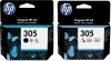 Картридж струйный HP 305 (3YM60AE+3YM61AE) 6ZD17AE черный/трехцветный печ.гол.в компл. (120стр.) (2мл) для HP DJ 2300/2700/2730/4100/4134