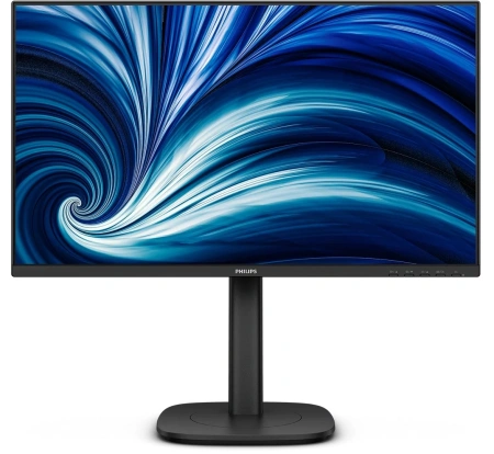 Монитор Philips 23.8" 24B2N3200J черный IPS LED 16:9 HDMI M/M матовая HAS Piv 300cd 178гр/178гр 1920x1080 120Hz VGA DP FHD USB 5.57кг