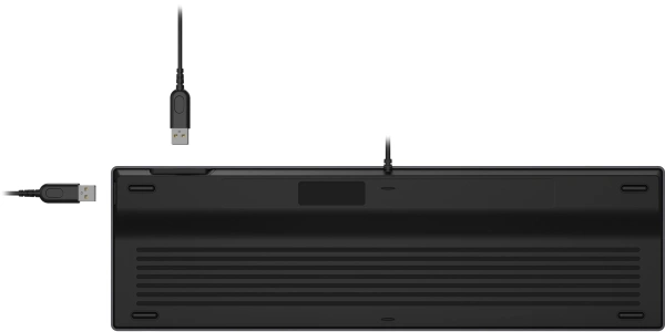 Клавиатура A4Tech FX60H серый USB slim LED (FX60H GREY/NEON) кабель 1.5м