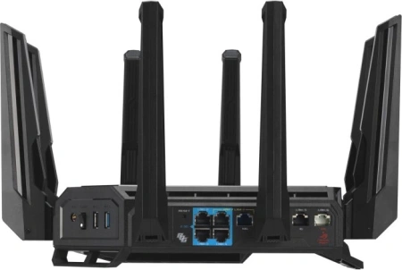Роутер беспроводной Asus GT-BE19000 BE19000 100/1000/10000BASE-T черный