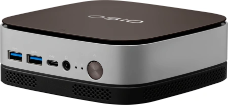ПК Мини Osio BaseLine B51i-012 i3 1215U (1.2) 16Gb SSD512Gb UHDG Windows 11 Pro 64 GbitEth WiFi BT 59.85W коричневый/серебристый (RUS)