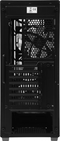 Корпус Azza Forest черный без БП ATX 4x120mm 4x140mm 2xUSB3.0 audio bott PSU