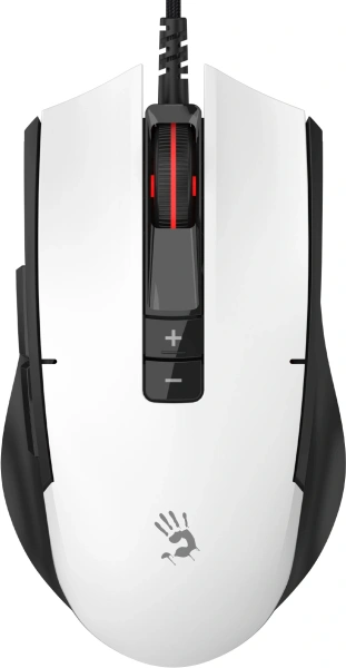 Мышь A4Tech Bloody ES8 белый оптическая 6000dpi USB 7but (ES8 PANDA WHITE)
