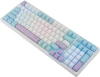 Клавиатура Acer OKW304 механическая белый USB for gamer LED (ZL.KBDCC.01V) кабель 1.8м
