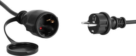 Сетевой удлинитель Buro BU-PS1.10/FRB-16 10м (1 розетка) черный (пакет ПЭ)