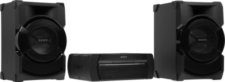 Минисистема Sony Shake-X10 черный 1200Вт CD CDRW DVD DVDRW FM USB BT