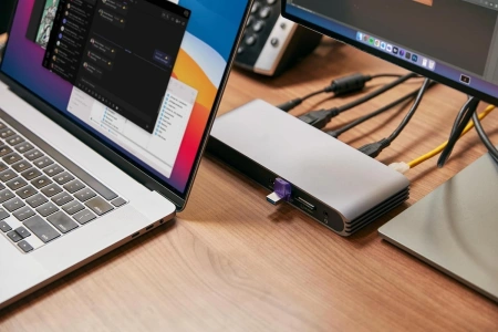Флеш Диск Kingston 256Gb DataTraveler microDuo 3C DTDUO3CG3/256GB USB3.0 фиолетовый