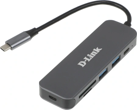 Разветвитель USB 2.0 D-Link DUB-2325 2порт. черный (DUB-2325/A1A)