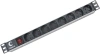 Блок распределения питания Cabeus PDU-8P гор.размещ. 8xSchuko 10A C14 2м