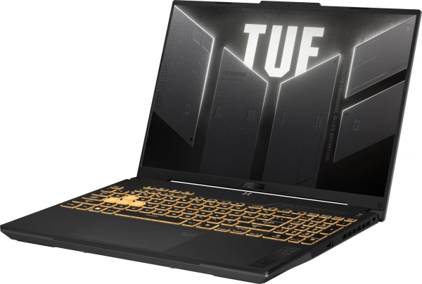 Ноутбук Asus TUF Gaming F16 FX607VJB-RL103 Core 5 210H 16Gb SSD512Gb NVIDIA GeForce RTX 3050 6Gb 16" IPS WUXGA (1920x1200) без ОС grey WiFi BT Cam (90NR0MZ6-M005K0)