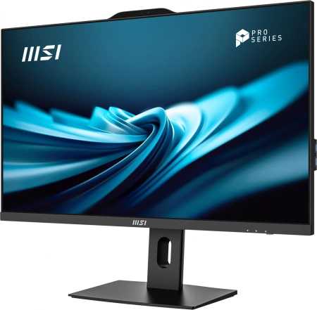 Моноблок MSI Pro AP272P 14M-630XRU 27" Full HD i3 14100 (3.5) 8Gb SSD512Gb UHDG 730 без ОС GbitEth WiFi BT 120W клавиатура мышь Cam черный 1920x1080