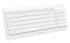 Клавиатура A4Tech FK15 белый USB (FK15 WHITE) кабель 1.5м