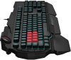 Клавиатура A4Tech Bloody B318 черный USB Multimedia for gamer LED (подставка для запястий) (B318) кабель 1.8м