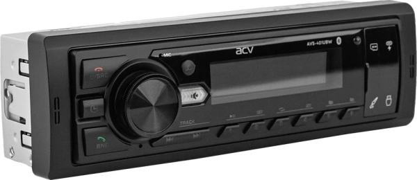 Автомагнитола ACV AVS-401UBW 1DIN 4x50Вт v5.0 USB 2.0 AUX 1.3" 2 RDS (43343)