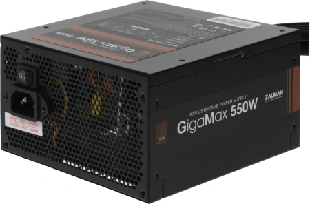 Блок питания Zalman ATX 550W ZM550-GVII 80+ bronze (20+4pin) APFC 120mm fan 5xSATA RTL