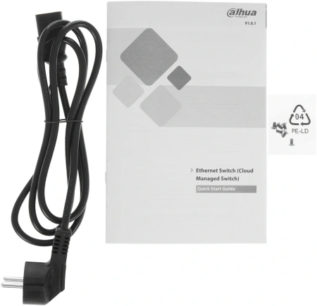 Коммутатор Dahua DH-S4228-24GT-240 (L2) 28x1Гбит/с 2SFP 24PoE 240W управляемый