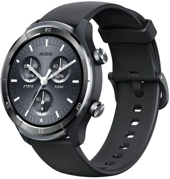 Смарт-часы Mibro A3 Dark Gray 1.39" IPS корп.серый рем.черный (XPAW022DG)