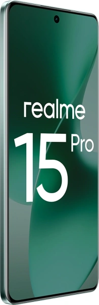Смартфон Realme RMX5101 15 Pro 256Gb 8Gb зеленый моноблок 3G 4G 6.78" 1264x2780 Android 15 50Mpix 802.11 a/b/g/n/ac/6 NFC GPS GSM900/1800 GSM1900