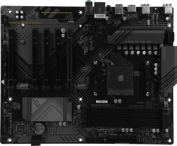 Материнская плата Gigabyte B550 EAGLE Soc-AM4 AMD B550 4xDDR4 ATX AC`97 8ch(7.1) GbLAN RAID+HDMI