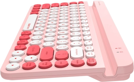 Клавиатура A4Tech FBK30 розовый USB беспроводная BT/Radio slim Multimedia (FBK30 RASPBERRY)