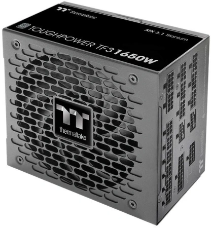 Блок питания Thermaltake ATX 1650W Toughpower TF3 Gen.5 80+ titanium 24pin APFC 140mm fan color LED 16xSATA Cab Manag RTL