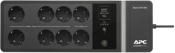Источник бесперебойного питания APC Back-UPS BE850G2-GR 520Вт 850ВА черный