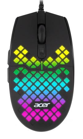Мышь Acer OMW134 черный оптическая 6400dpi USB 6but (ZL.MCEEE.018)