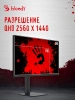 Монитор Bloody 27" MN273Q черный IPS LED 16:9 HDMI M/M матовая HAS Piv 300cd 178гр/178гр 2560x1440 180Hz G-Sync FreeSync DP QHD 4.85кг