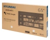 Телевизор QLED Hyundai 65" H-LED65QBU7500 Android TV Frameless черный/серебристый 4K Ultra HD 60Hz DVB-T DVB-T2 DVB-C DVB-S DVB-S2 USB WiFi Smart TV