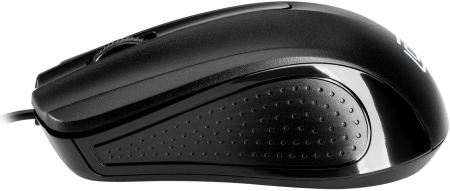 Мышь Оклик 225M черный оптическая 1200dpi USB для ноутбука 3but (997791)
