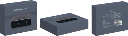 Неттоп Digma Pro Minimax U1 i5 1235U (1.3) 8Gb SSD256Gb Iris Xe Windows 11 Pro GbitEth WiFi BT 60W темно-серый/черный (DPP5-8CXW02)