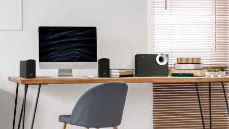 Колонки Edifier M206BT 2.1 черный/черный 34Вт BT
