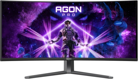Монитор AOC 34" Agon Pro AG346UCD черный QD OLED LED 21:9 HDMI M/M матовая HAS Piv 1500000:1 250cd 178гр/178гр 3440x1440 175Hz FreeSync Premium DP WQ HD 2K (1440p) USB 10.82кг
