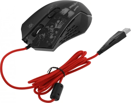 Мышь Defender Sin`Sister GM-933 черный оптическая 7200dpi USB 5but (52933)
